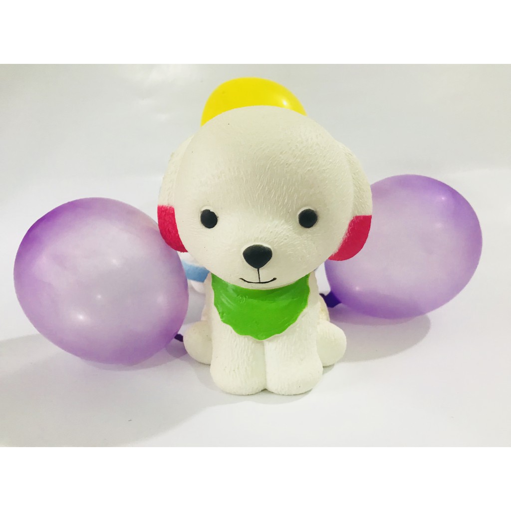 SQUISHY CHÓ TRẮNG siêu kute KHỔNG LỒ |shopee. Vn\Shopgiayred