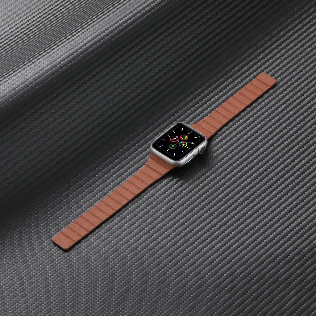 Dây Đeo Da Từ Tính Thay Thế Cho iwatch7 Series 6 / 5 / 4 / 3 / SE 41mm45mm Apple Watch 40mm44mm Ip iwatch band 7 6 5 4 SE