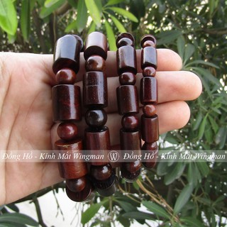 Vòng tay hạt gỗ trắc , vòng gỗ phong thủy tài lộc may mắn cho người đeo