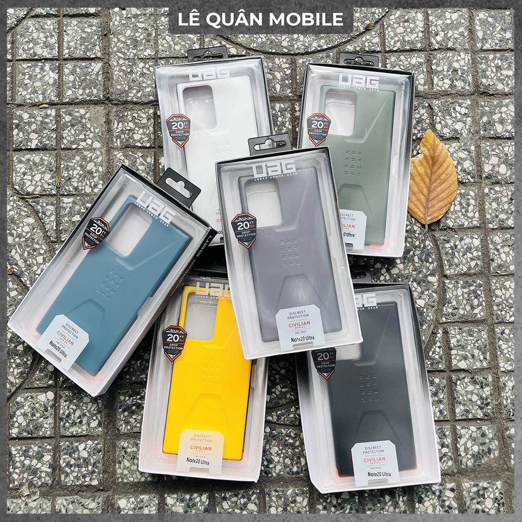 Ốp Lưng Chống Sốc Phong Cách UAG Civilian Cho Samsung Galaxy S20 Utra/ S21 Ultra/ Note 20 Ultra