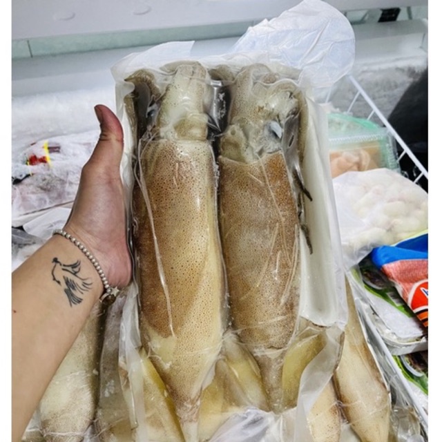 Mực ống siZe lớn giòn ngon 1kg-DTFoods