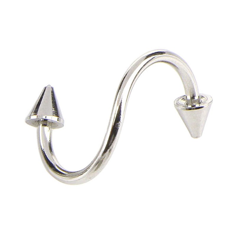 Set 12 khuyên đeo mũi / tai / sụn chất liệu thép không gỉ