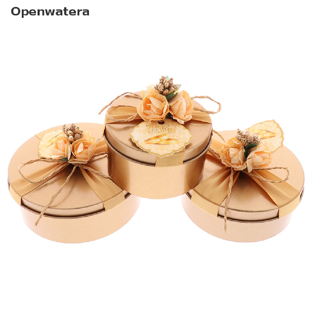 Hộp đựng kẹo/ socola hình tròn thiết kế độc đáo dành cho làm quà tặng