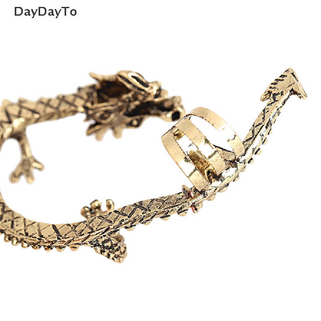 Khuyên Vành Tai Hình Rồng Phong Cách Gothic Punk Cổ Điển Cho Nam Và Nữ