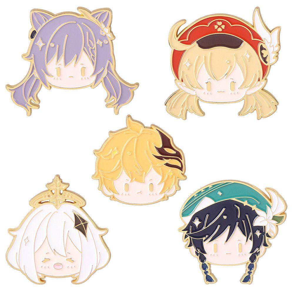 Huy Hiệu Cài Áo Bằng Kim Loại Hình Anime WMES15H