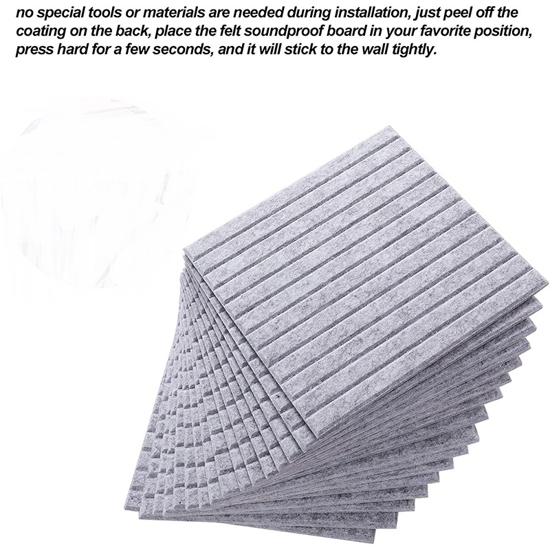 Set 16 Bảng Cách Âm Gắn Tường Dùng Để Trang Trí