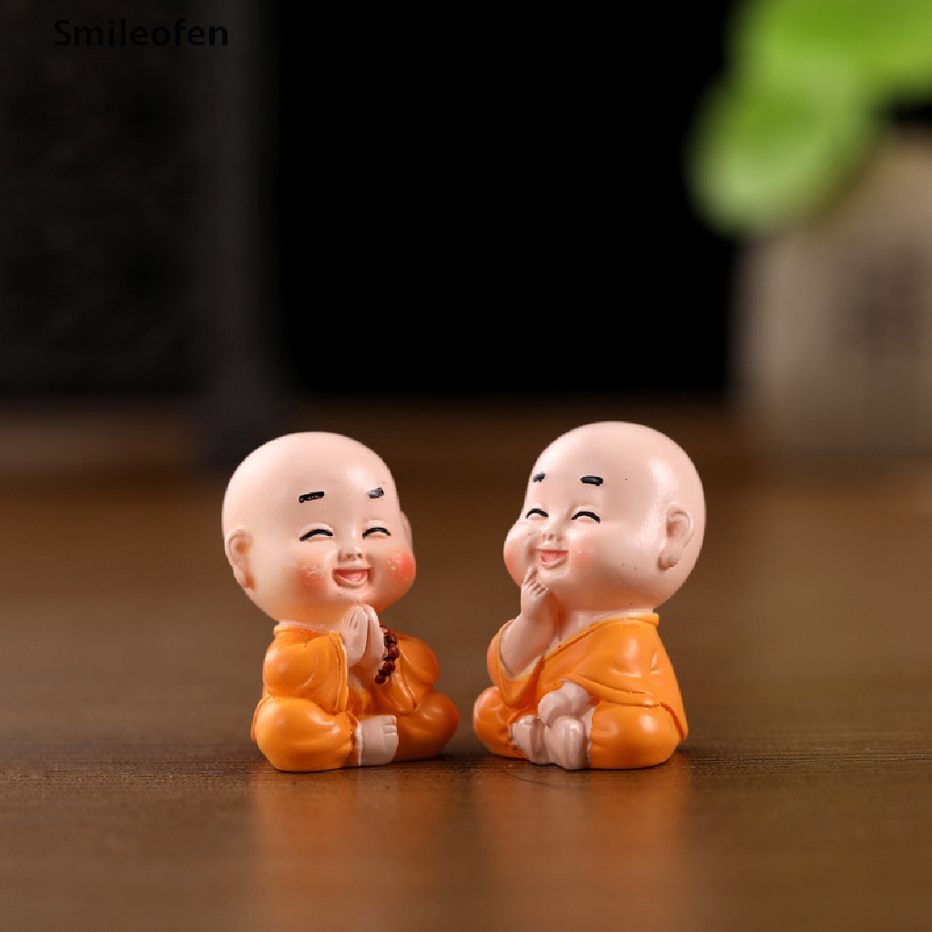 Đồ trang trí Tượng Chú Tiểu Mini Trang Trí Xe Hơi / Nhà Cửa Phong Cách Phật Giáo Mới