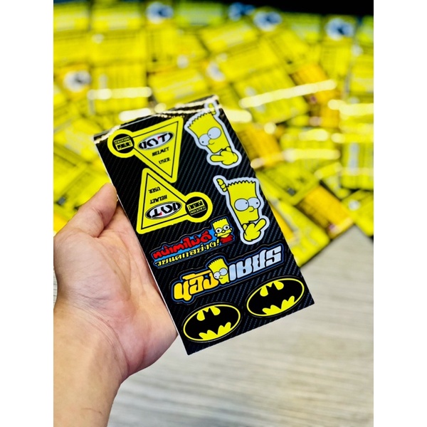 Sét Tem Nhân Vật Hoạt Hình Dán Trang Trí Xe