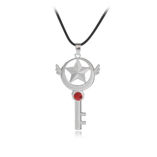 Dây chuyền trang trí mặt hình biểu tượng anime 5 cạnh dùng làm quà tặng cho bạn gái