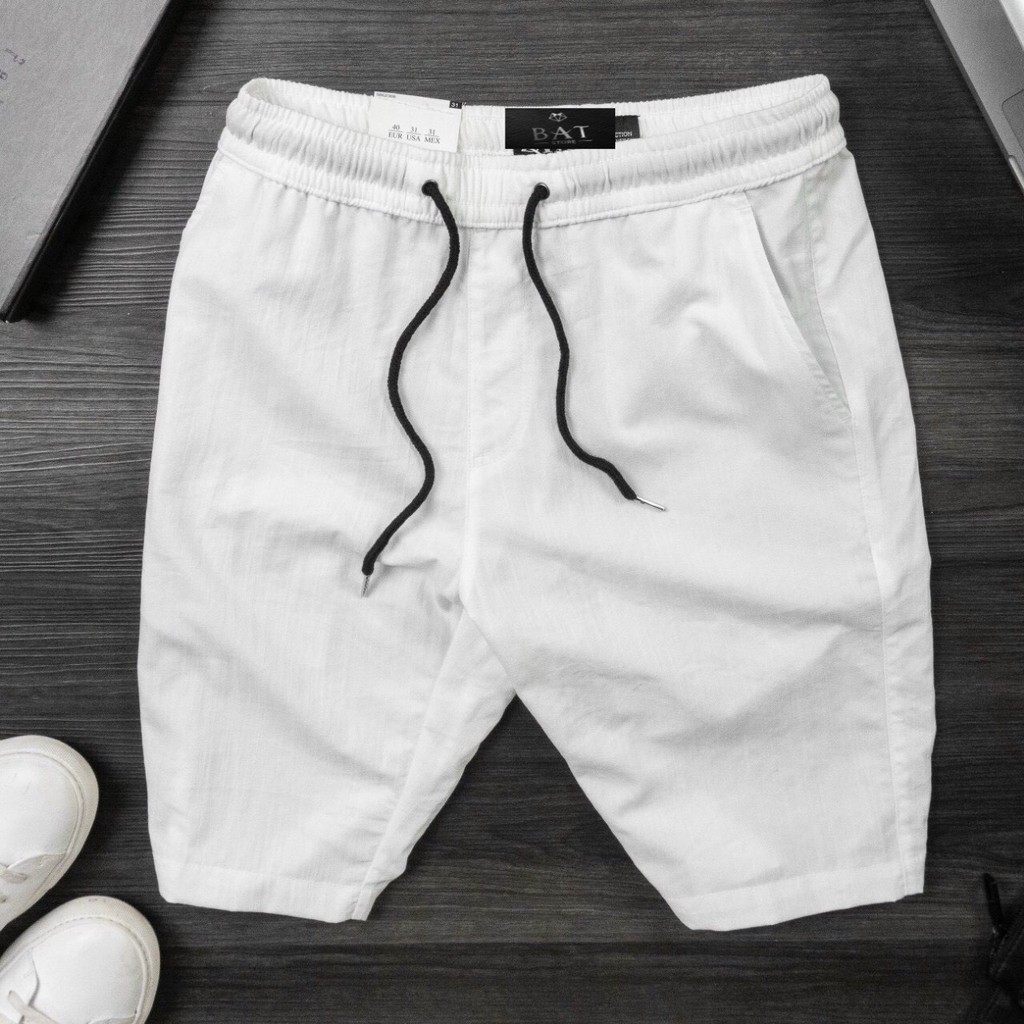 Quần short đũi nam BAT STORE chất đũi tổng hợp thoáng mát dáng trẻ trung