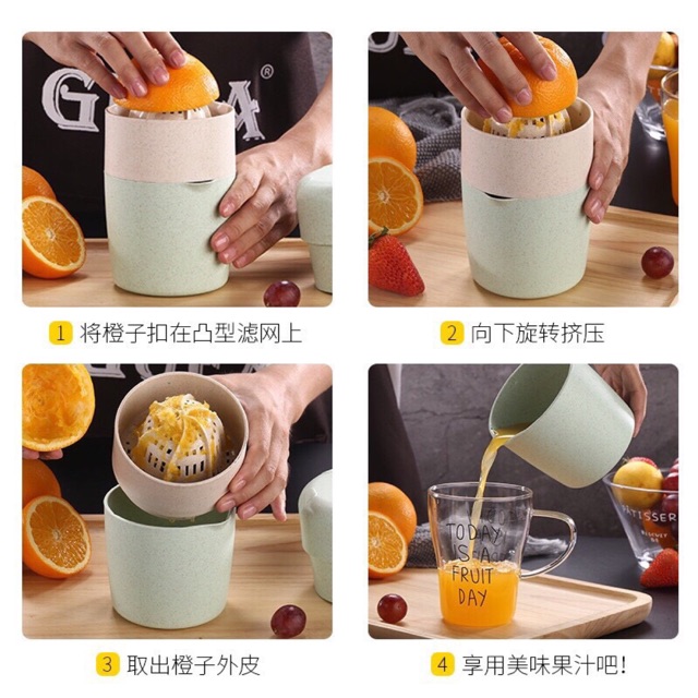 Vắt cam lúa mạch tiện ích có thể tháo rời