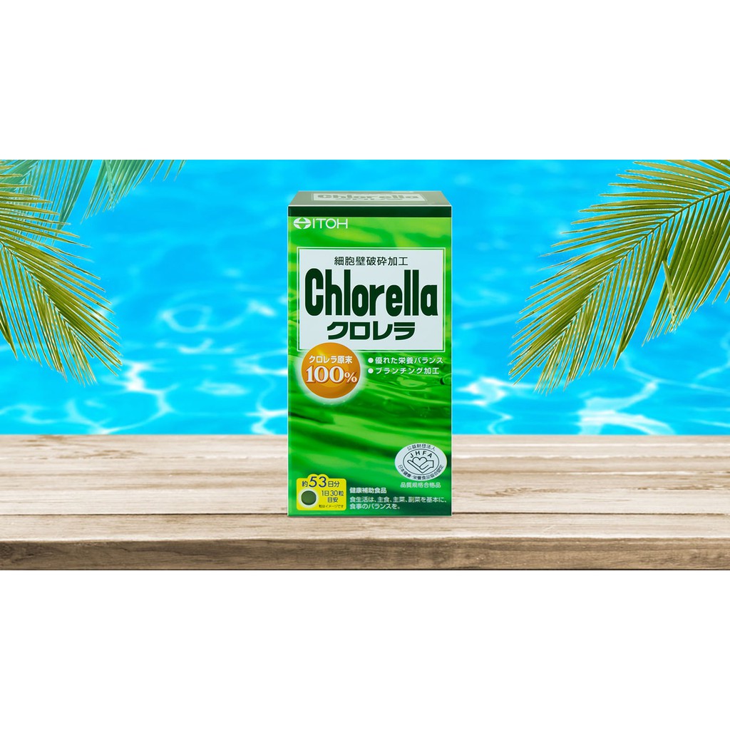 Viên Uống Itoh Chlorela 180 mg 1600 Viên/Hộp