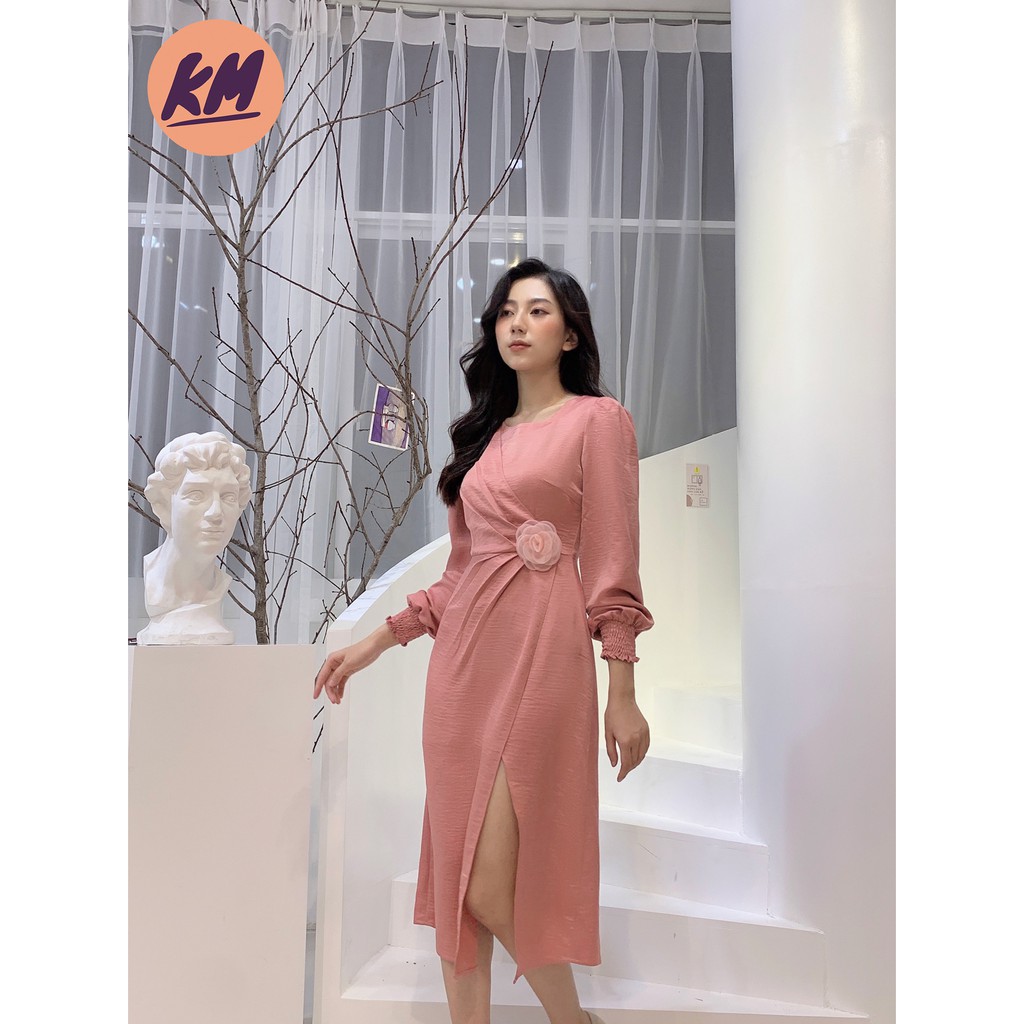 Đầm Thiết Kế Dáng Suông Chiết Eo nữ tính (Ảnh thật shop tự chụp) | BigBuy360 - bigbuy360.vn