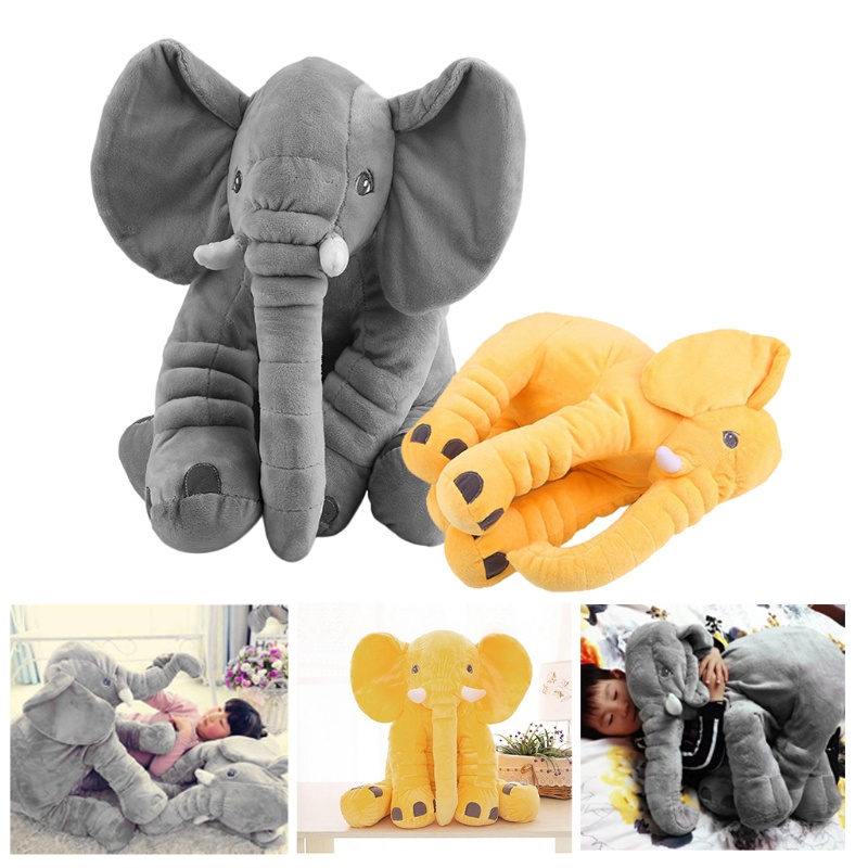 Gối Ôm Hình Chú Voi Mũi Dài Nhồi Bông Dễ Thương