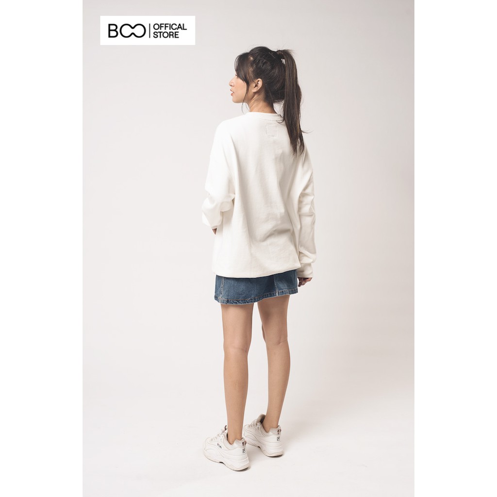 Áo Sweatshirt Nỉ Không Mũ Nam Nữ Unisex BOO Dáng Oversize In Hình Mickey Cao Cấp | BigBuy360 - bigbuy360.vn
