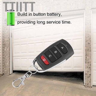 Ttiitt 433MHz Red D Four Buttons RF Wireless Transmitter Learning Remote Controller