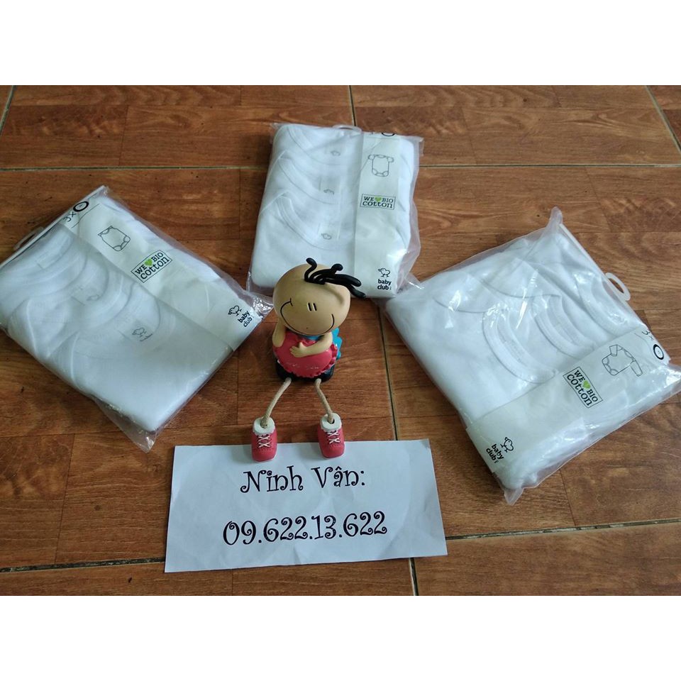 Bộ body babyclup trắng tinh khôi