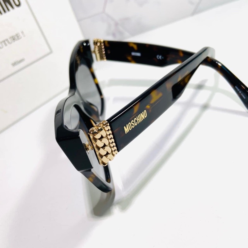 Kính MOSCHINO gọng havana