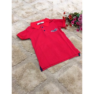 Áo thun Bé Trai Hollister Đỏ Tay Ngắn