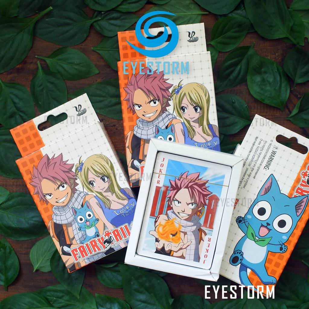 Bài tây anime Fairy Tail - Hội pháp sư, tú lơ khơ, manga - Poker YW - 54 lá