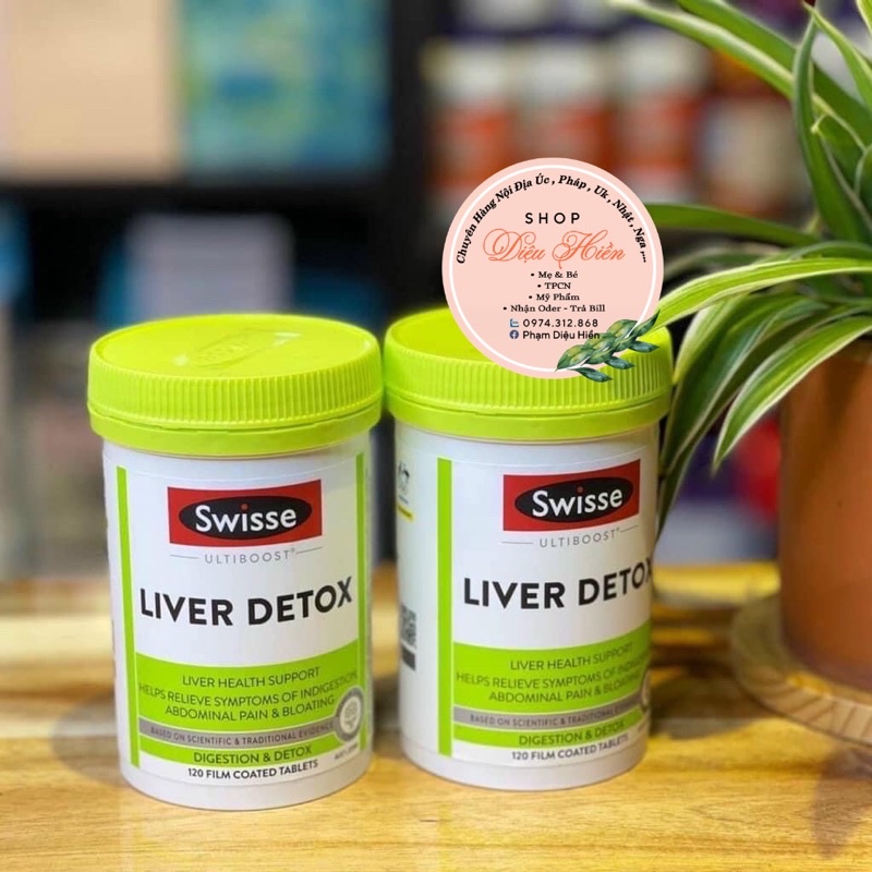 Thải độc gan swisse Liver Detox Úc