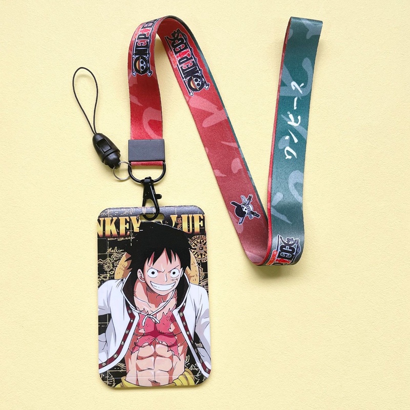 Dây Đeo Thẻ Học Sinh In Hình One Piece Đẹp Mắt