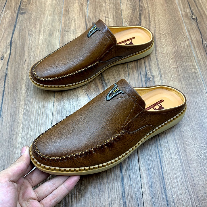 [Mã INCU50 giảm 50K đơn 150K] Giày sục nam LAGADO chất liệu da bò thật bền màu theo thời gian | BigBuy360 - bigbuy360.vn