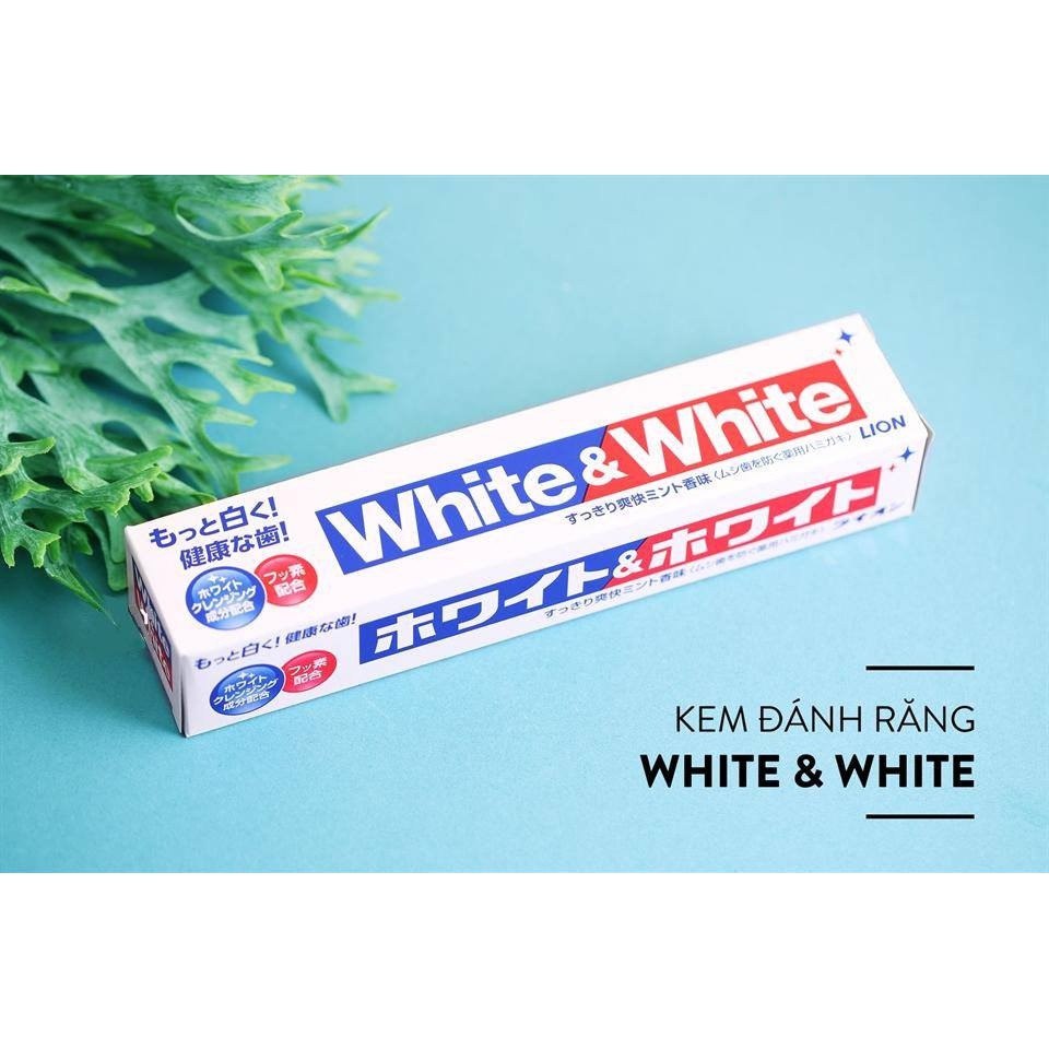 Kem Đánh Răng White&White Nội Địa Nhật Bản - 150g