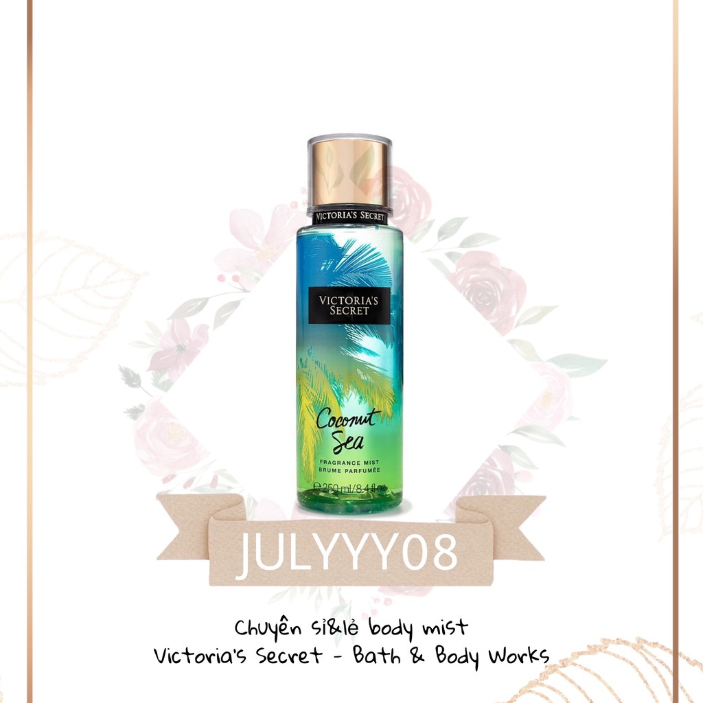 Xịt thơm Body Mist Victoria's Secret - Coconut Sea +jɥȽÿ08+