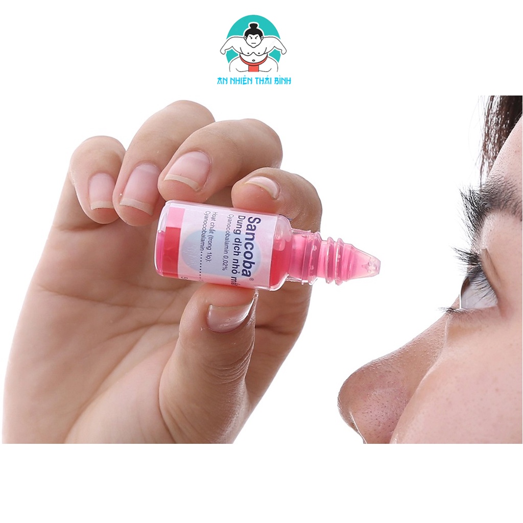 Nước nhỏ mắt Sancoba Nhật Bản điều tiết chứng mỏi mắt hỗ trợ người cận thị 5ml