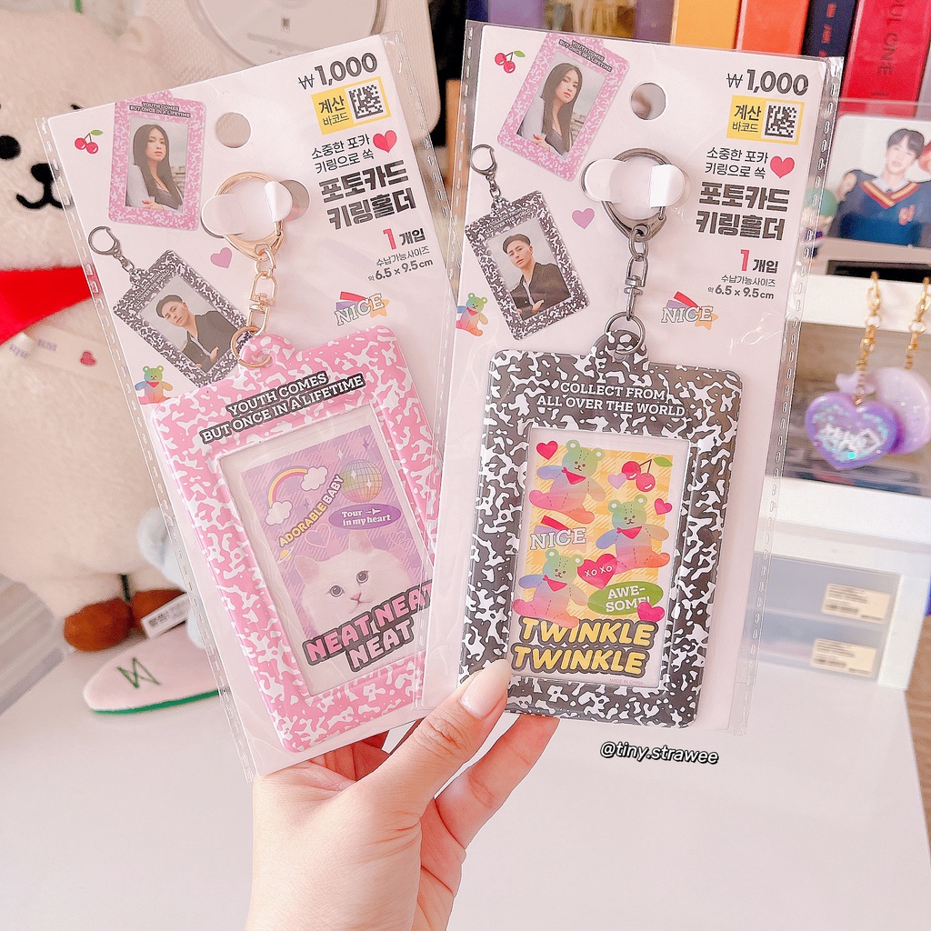 ID binder/ card holder/ frame/ toploader Daiso Hàn | Tiny Strawee