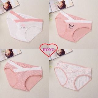 4 Quần Lót Bầu Cáp Chéo Siêu Xinh, 100% cotton