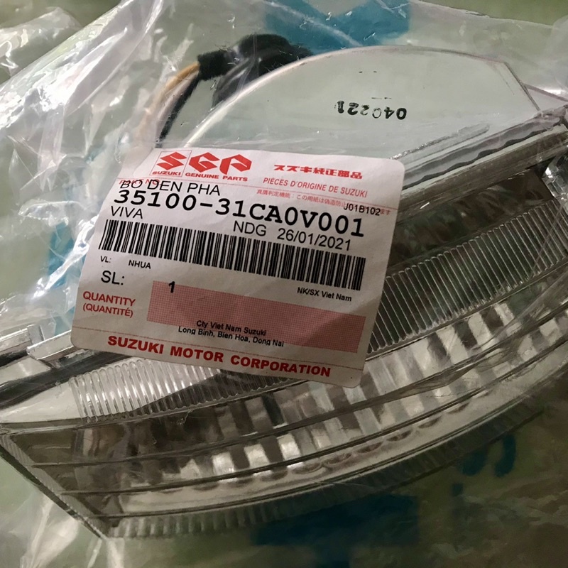 Bộ đèn pha + phụ tùng Viva 110