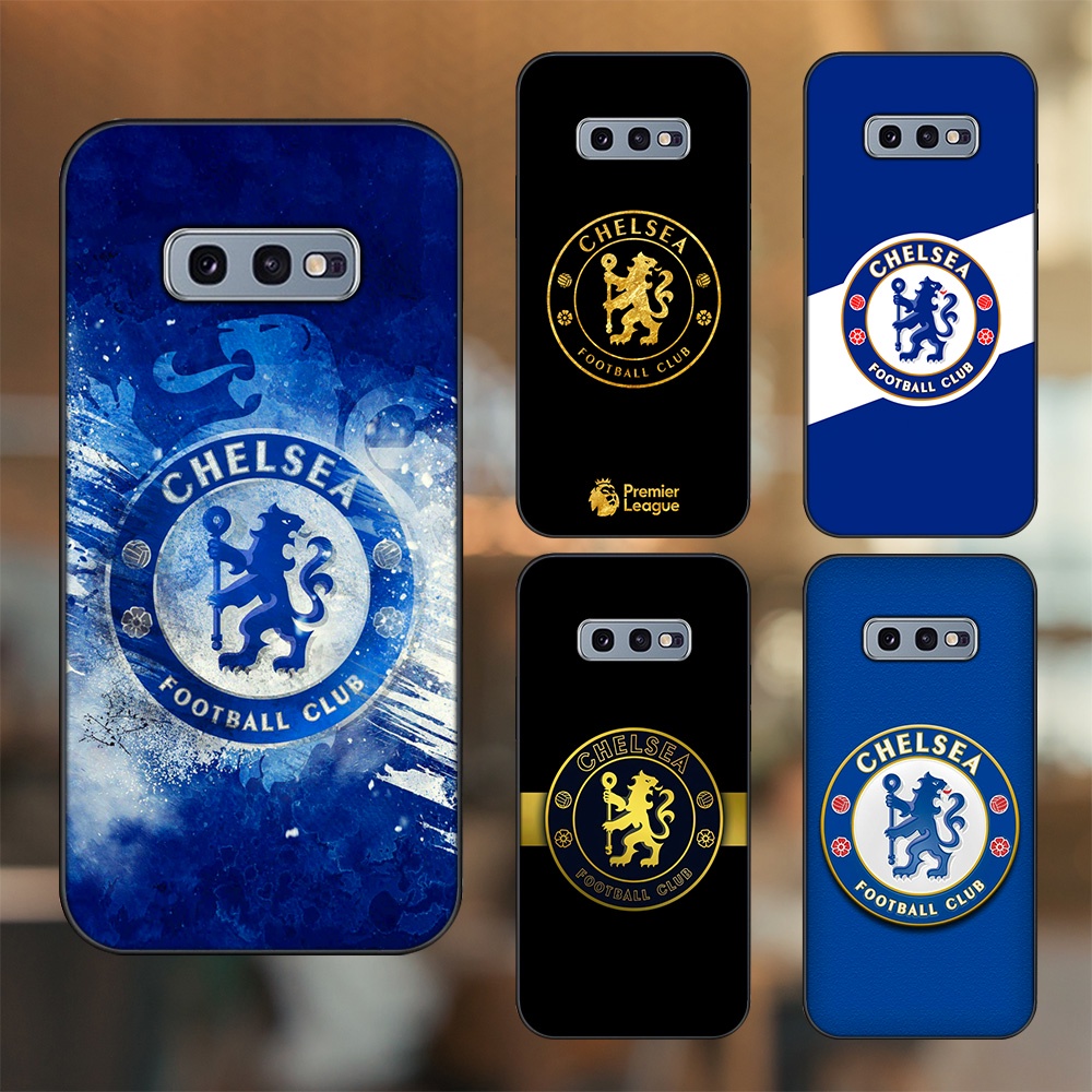 Ốp lưng Samsung S10e viền đen in hình Chelsea FC