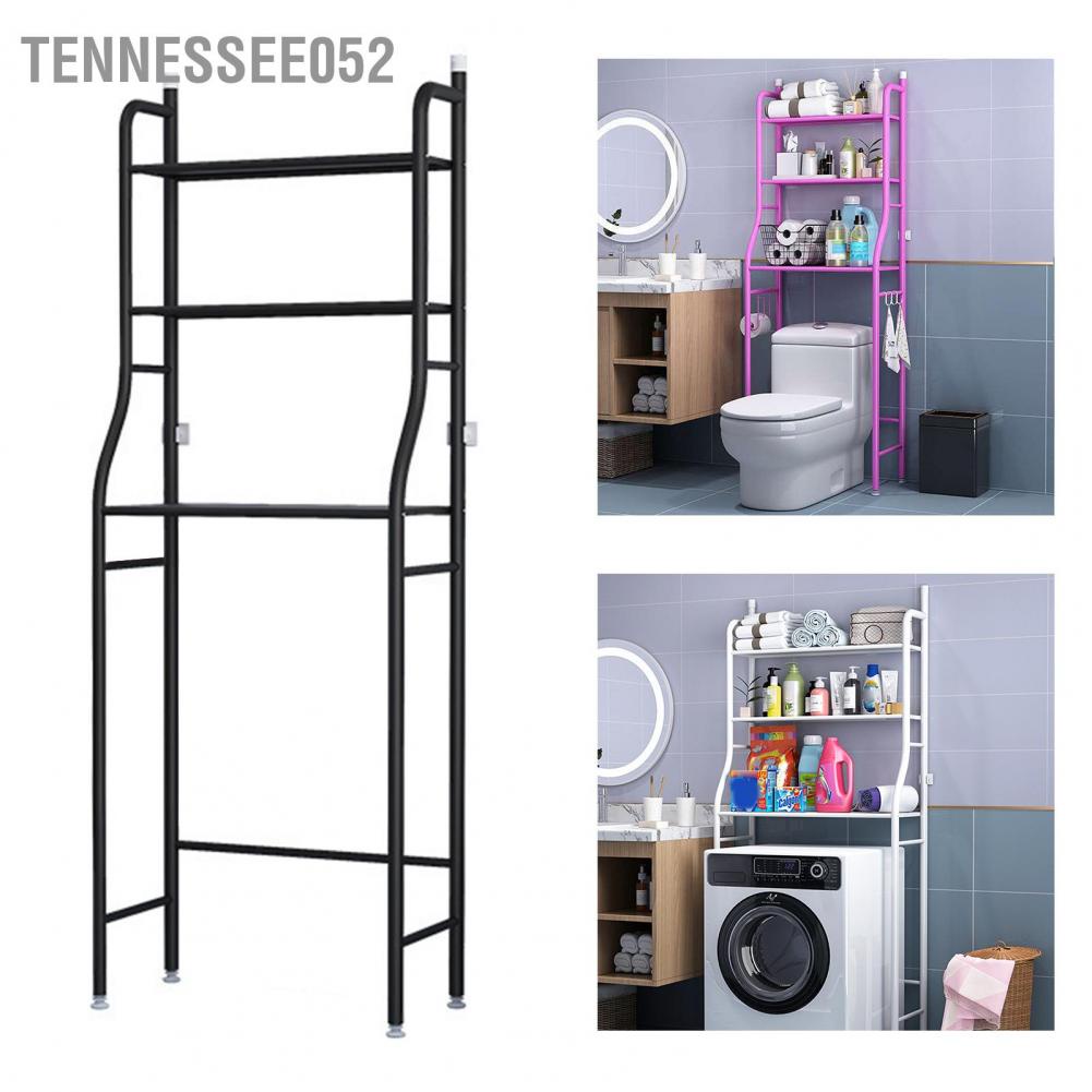 Kệ để đồ toilet/ nhà tắm/ đồ máy giặt 3 tầng bằng kim loại tiện lợi