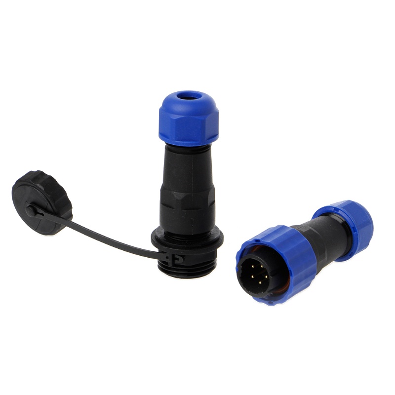 Phích Cắm Đèn LED IP68 SP16 2Pin 3Pin 4Pin 5Pin 6Pin 7Pin 9Pin Chống Thấm Nước