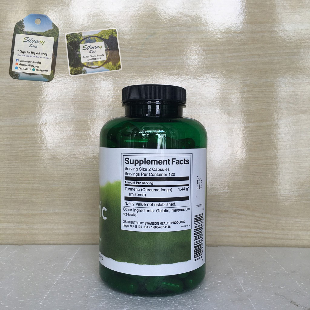 Tinh Chất Nghệ Turmeric Swanson 720mg