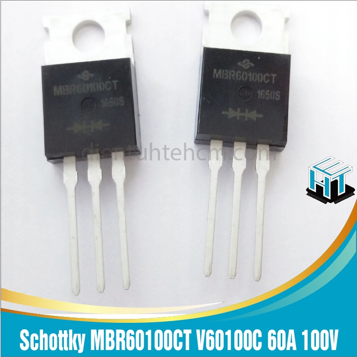 Diot Schottky MBR60100CT V60100C 60A 100V TO-220