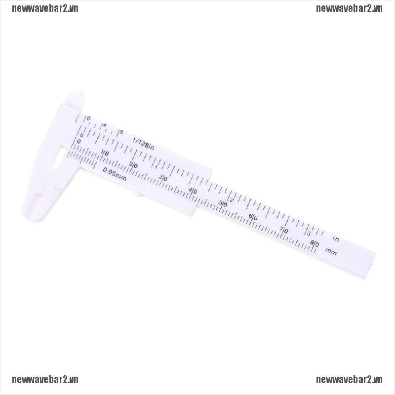 Bộ 2 Thước Nhựa Mini 80mm Chuyên Dụng