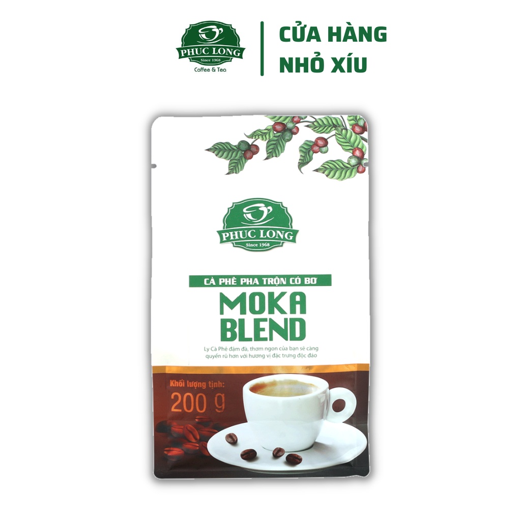 Cà Phê Moka Blend Có Bơ Phúc Long 200g 500g Đủ cỡ Date mới