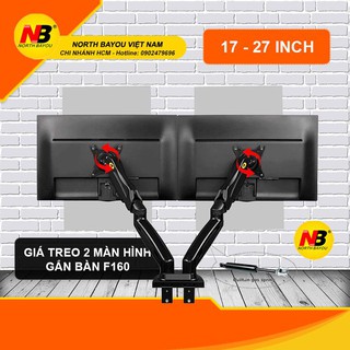 Giá treo / giá đỡ màn hình kép NB F160 17-27 inch