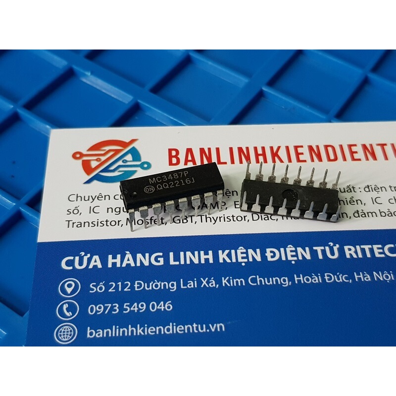 [Combo 3 chiếc] MC3487P DIP-16 IC chức năng