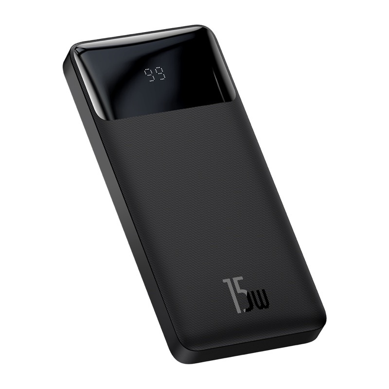 Sạc dự phòng Baseus Bipow 20000mAh sạc nhanh 15w, màn hình LCD