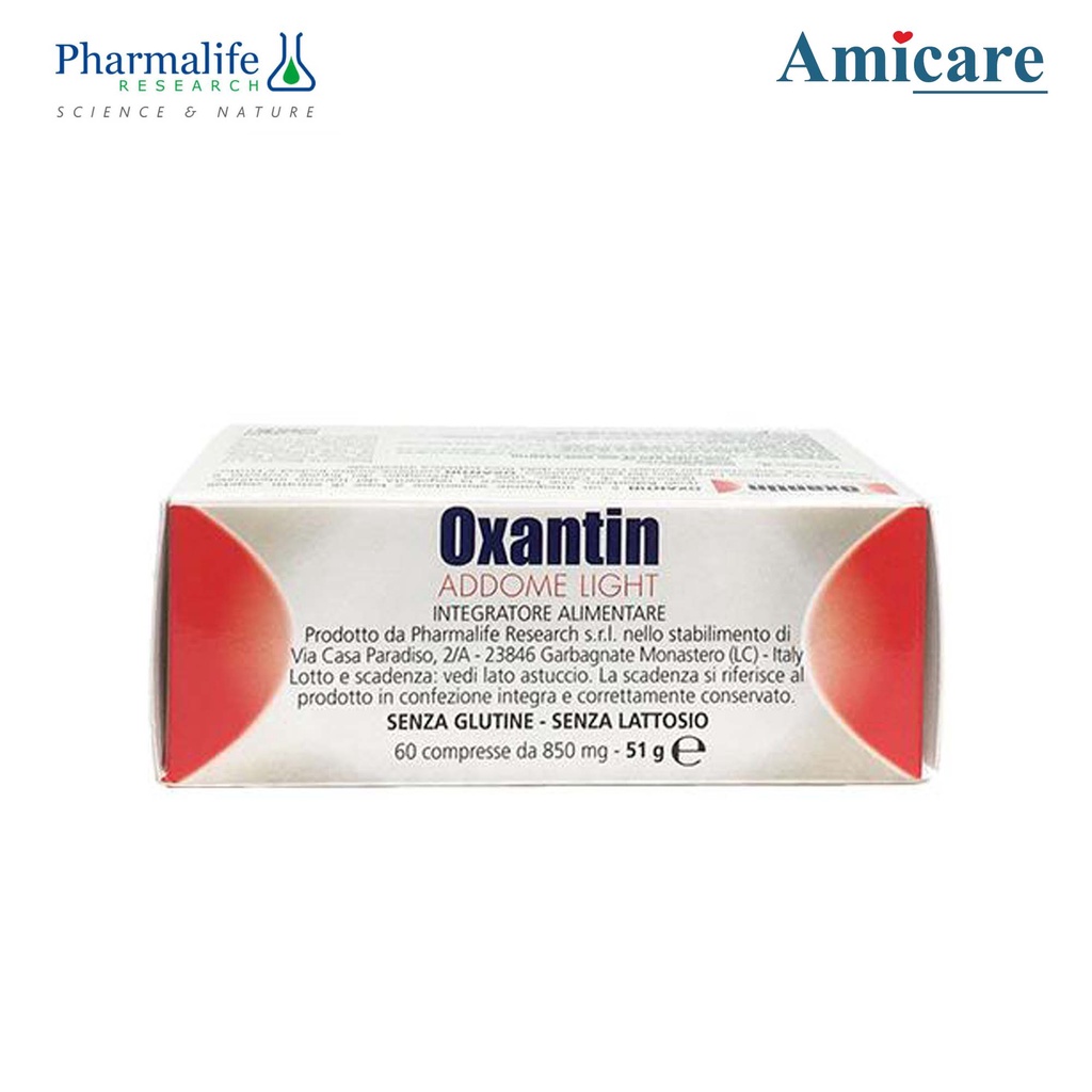 ✅ Pharmalife Viên Uống Thảo Dược Giảm Cân Oxantin Addome Light 60 Viên