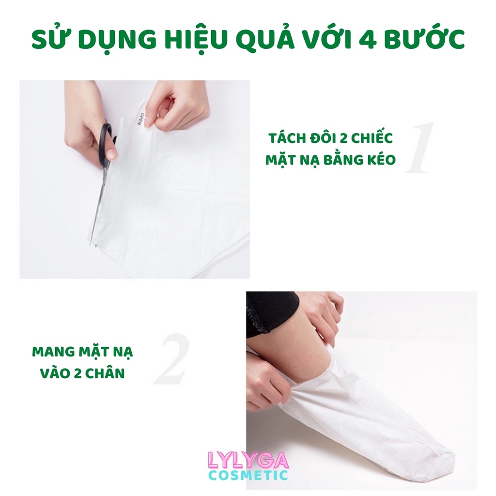 Mặt nạ chân tay BIOAQUA thành phần bơ tự nhiên dưỡng ẩm tẩy tế bào chết đôi chân đôi tay, giảm khô và bong tróc da MN19