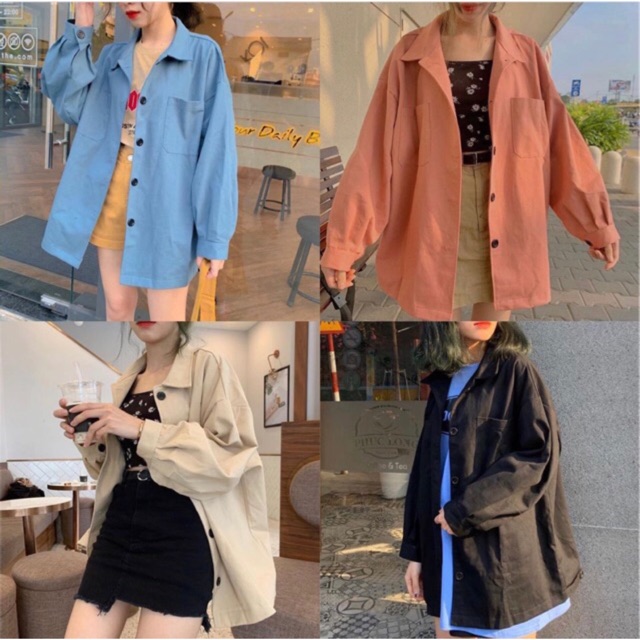 Áo Khoác Kaki Simple Ulzzang