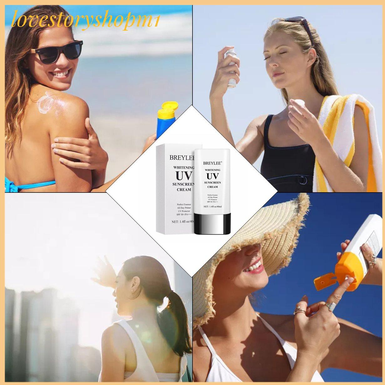 Kem chống nắng Spf50 Pa + + hỗ trợ kiểm soát dầu kháng mồ hôi tiện dụng