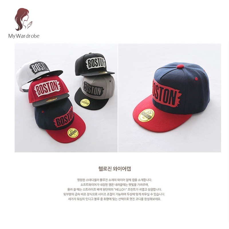 Nón Lưỡi Trai Phong Cách Hip Hop Cá Tính Cho Bé