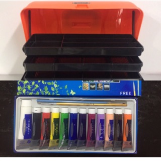 COMBO 1 cốp đựng đồ Nail, 1 set bột màu vẽ