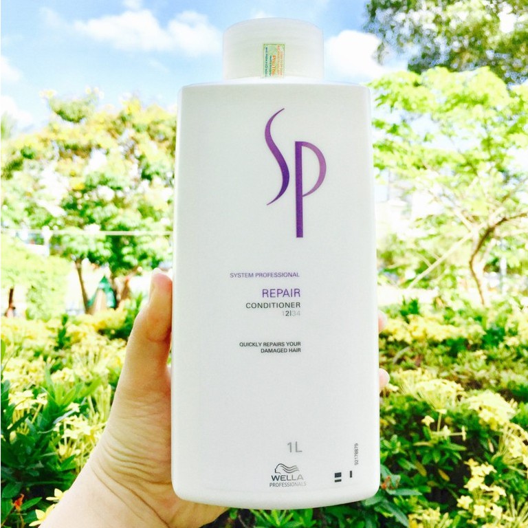 Dầu xả chăm sóc tóc hư tổn Wella SP Repair Conditioner 1000ml